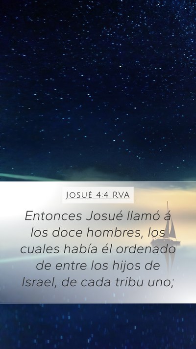Josué 4:4 RVA Bible Verse Image