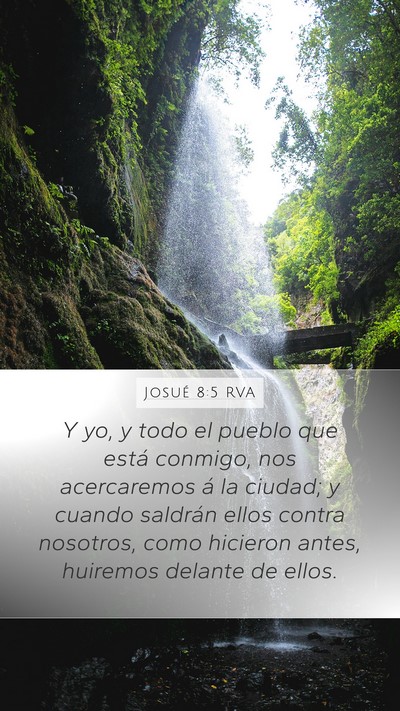 Josué 8:5 RVA Bible Verse Image