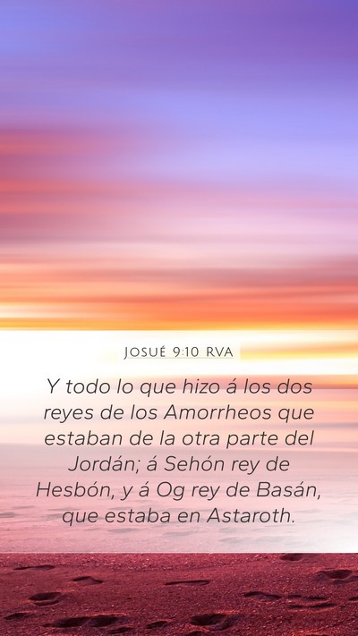Josué 9:10 RVA Bible Verse Image