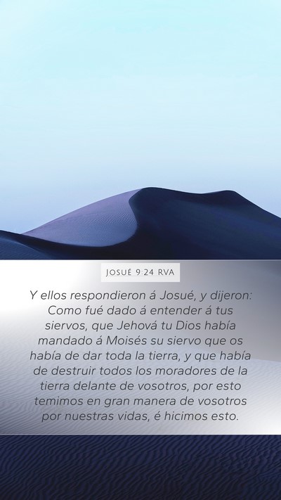 Josué 9:24 RVA Bible Verse Image