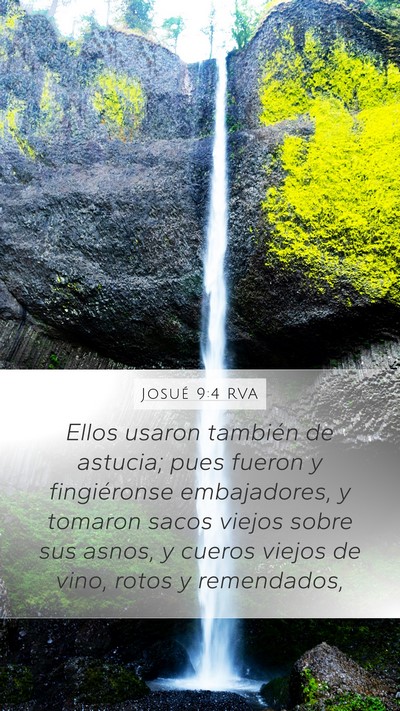 Josué 9:4 RVA Bible Verse Image