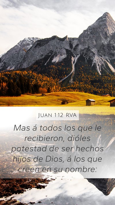 Juan 1:12 RVA Bible Verse Image