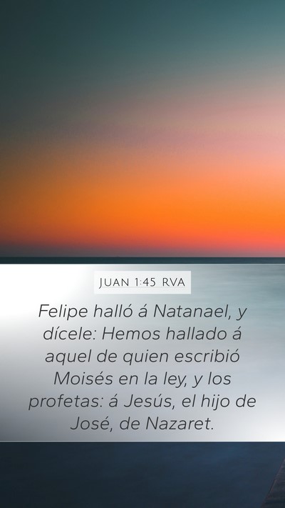 Juan 1:45 RVA Bible Verse Image