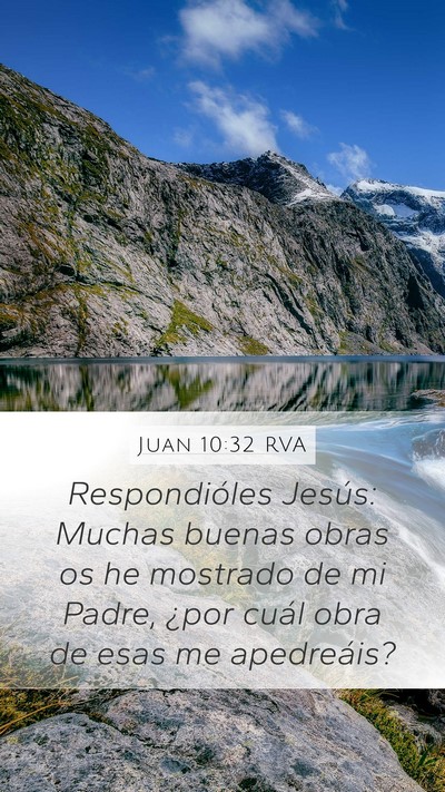Juan 10:32 RVA Bible Verse Image