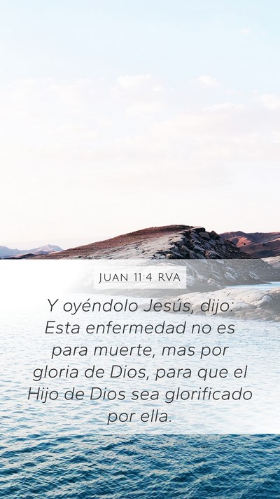 Juan 11:4 RVA Bible Verse Image