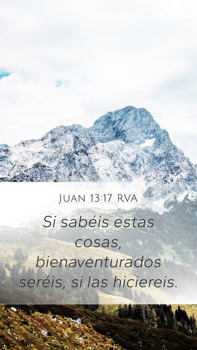 Juan 13:17 RVA Bible Verse Image