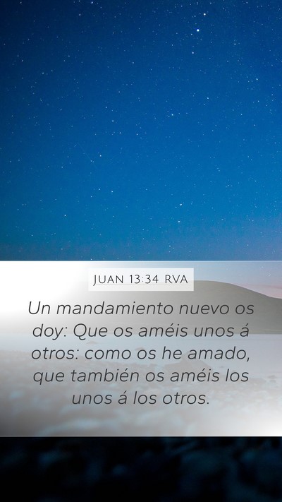 Juan 13:34 RVA Bible Verse Image