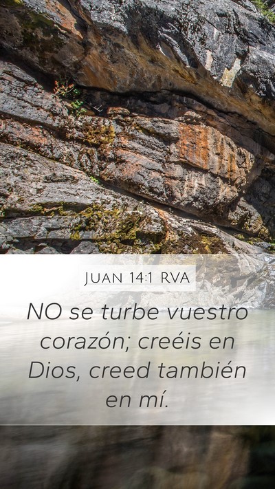 Juan 14:1 RVA Bible Verse Image