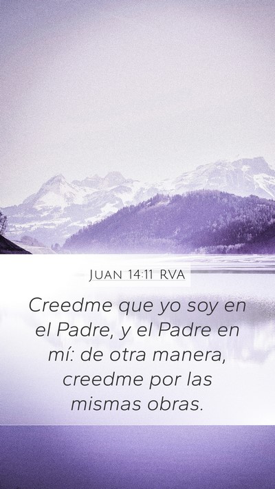 Juan 14:11 RVA Bible Verse Image
