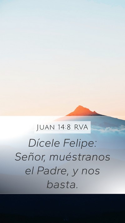 Juan 14:8 RVA Bible Verse Image