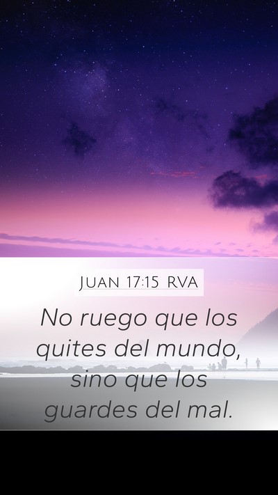 Juan 17:15 RVA Bible Verse Image