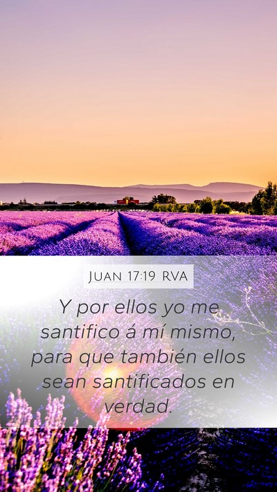 Juan 17:19 RVA Bible Verse Image