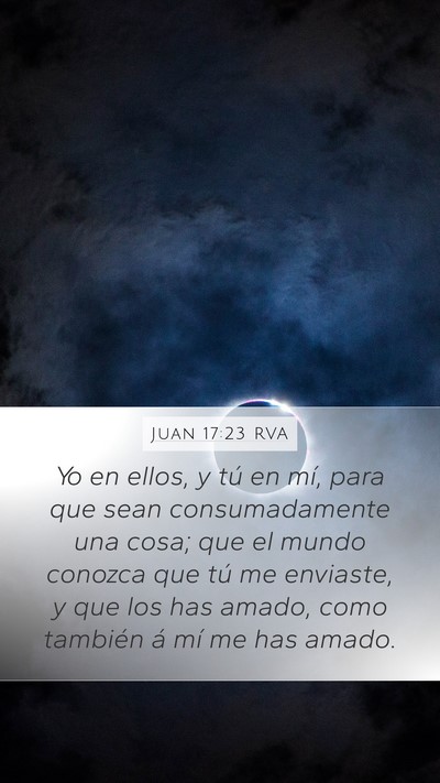 Juan 17:23 RVA Bible Verse Image