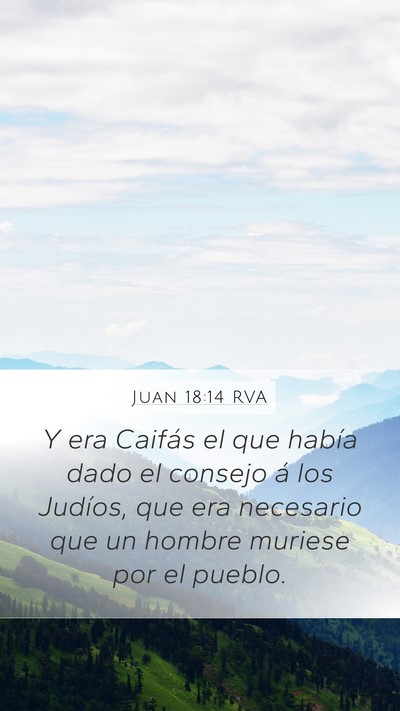Juan 18:14 RVA Bible Verse Image
