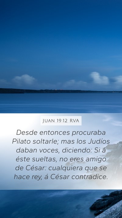 Juan 19:12 RVA Bible Verse Image