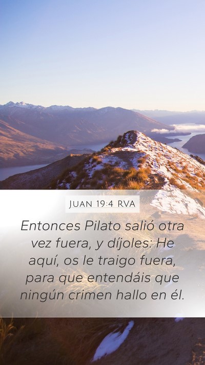 Juan 19:4 RVA Bible Verse Image
