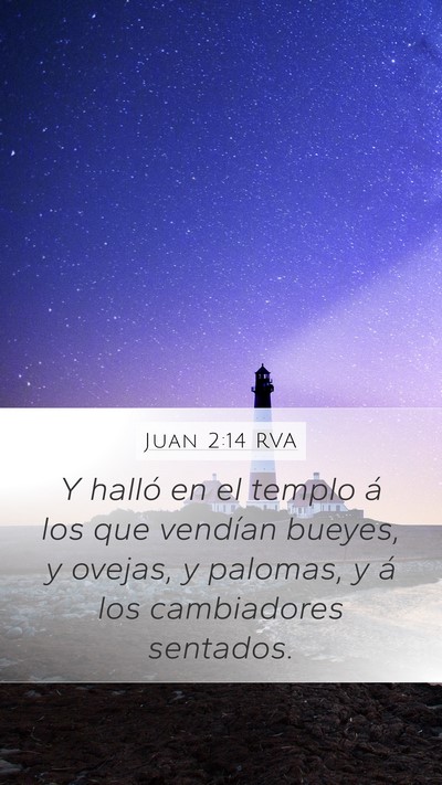 Juan 2:14 RVA Bible Verse Image