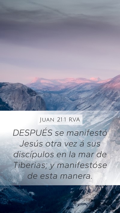 Juan 21:1 RVA Bible Verse Image