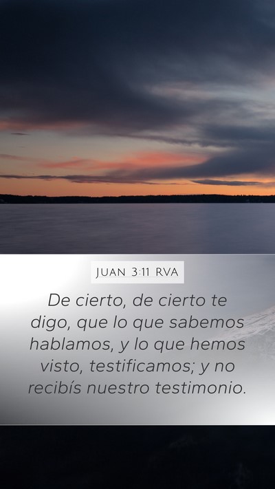 Juan 3:11 RVA Bible Verse Image