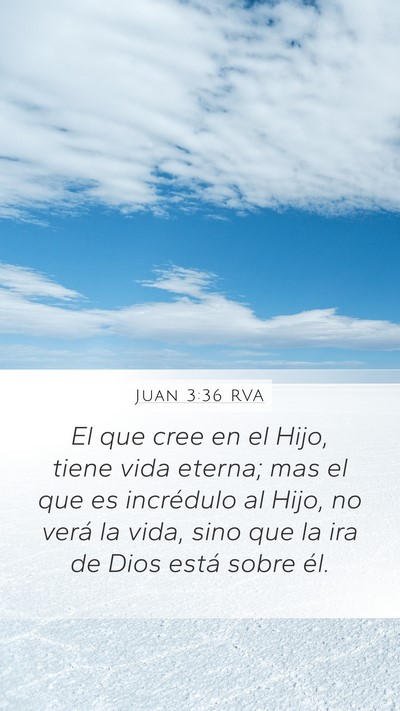 Juan 3:36 RVA Bible Verse Image
