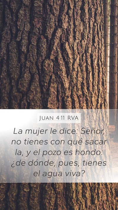 Juan 4:11 RVA Bible Verse Image