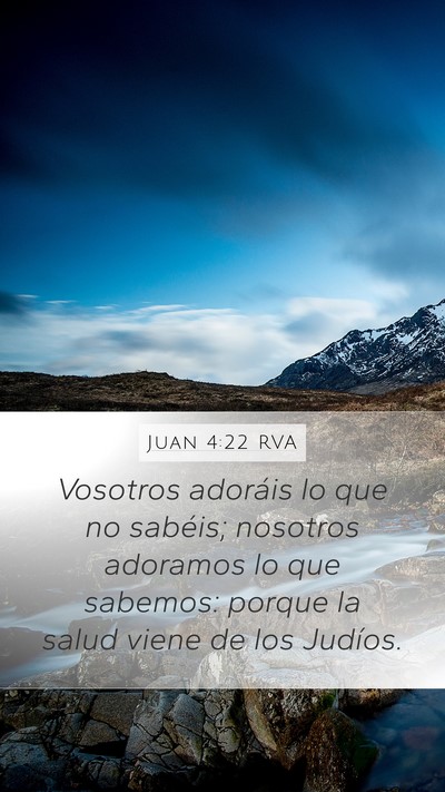 Juan 4:22 RVA Bible Verse Image