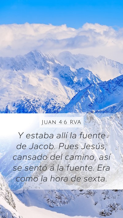 Juan 4:6 RVA Bible Verse Image