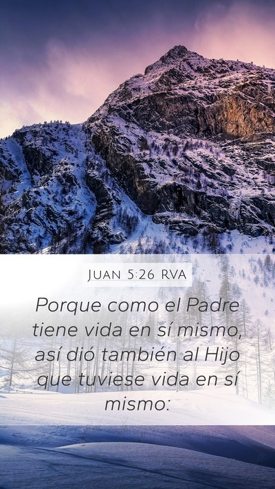 Juan 5:26 RVA Bible Verse Image