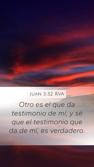 Juan 5:32 RVA Bible Verse Image