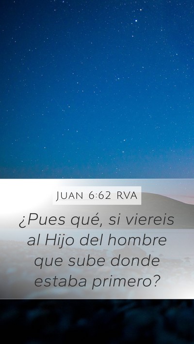 Juan 6:62 RVA Bible Verse Image