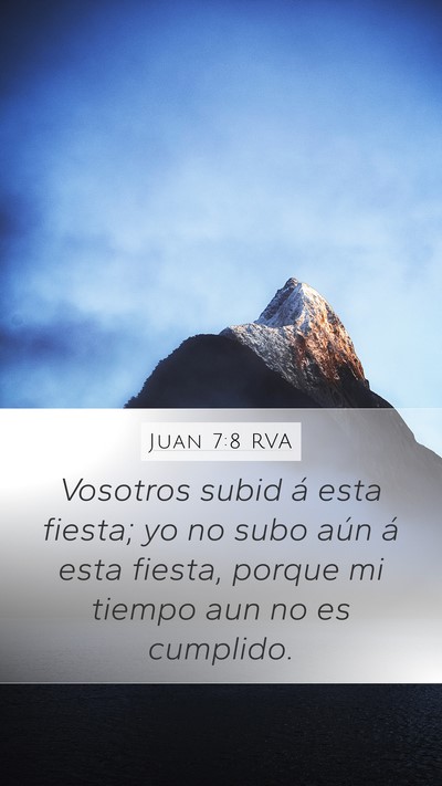 Juan 7:8 RVA Bible Verse Image