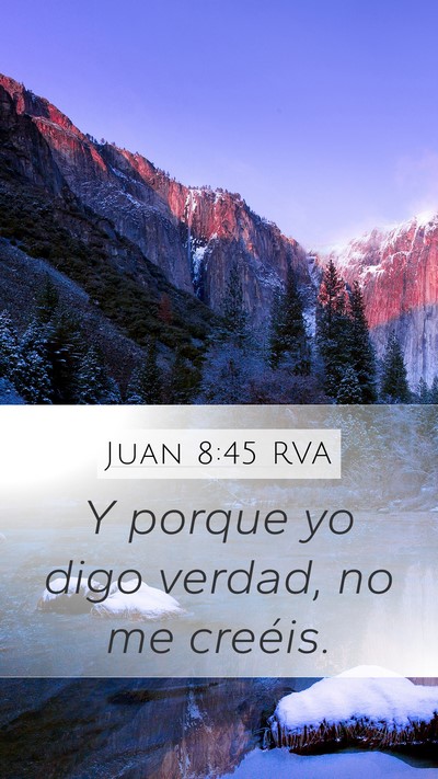 Juan 8:45 RVA Bible Verse Image