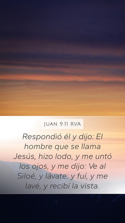 Juan 9:11 RVA Bible Verse Image
