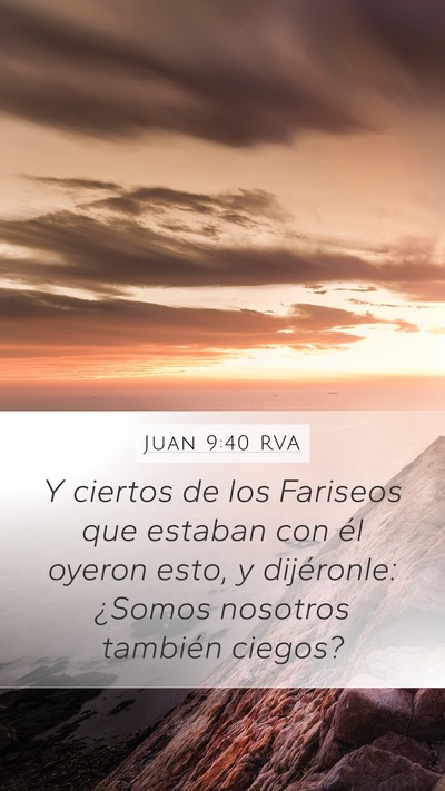 Juan 9:40 RVA Bible Verse Image