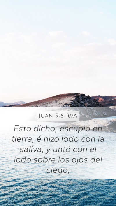 Juan 9:6 RVA Bible Verse Image