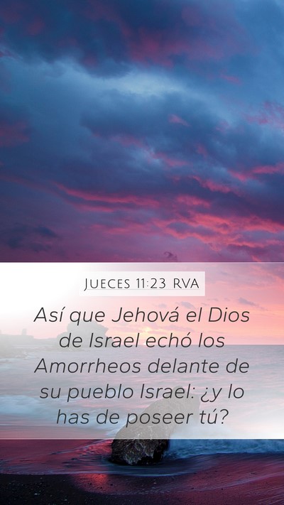 Jueces 11:23 RVA Bible Verse Image