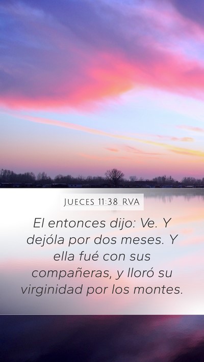 Jueces 11:38 RVA Bible Verse Image