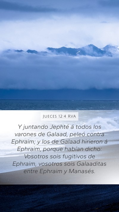 Jueces 12:4 RVA Bible Verse Image