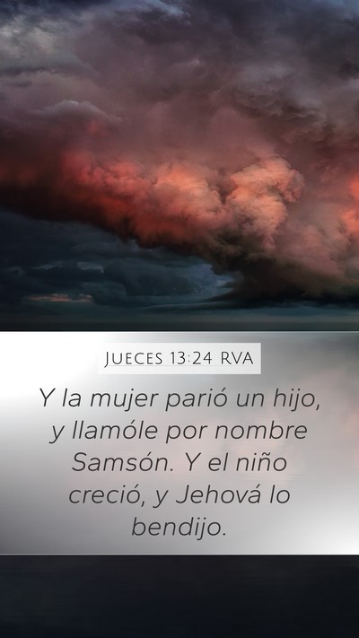 Jueces 13:24 RVA Bible Verse Image
