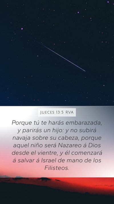 Jueces 13:5 RVA Bible Verse Image