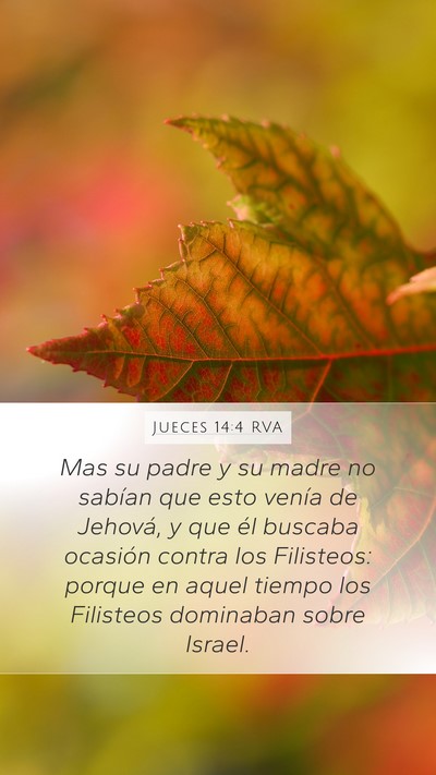 Jueces 14:4 RVA Bible Verse Image