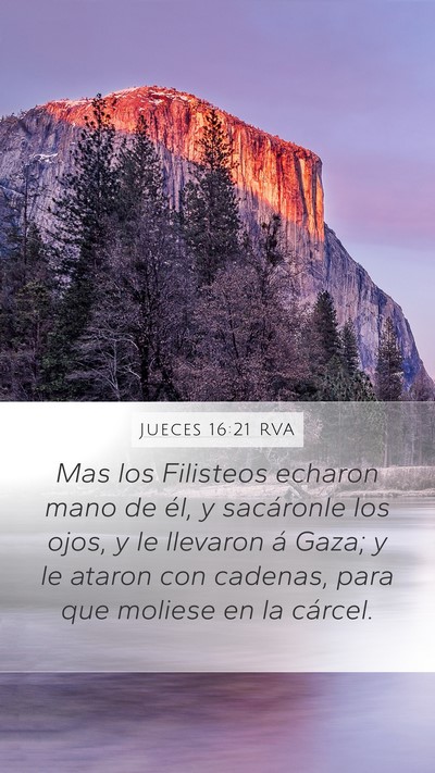 Jueces 16:21 RVA Bible Verse Image