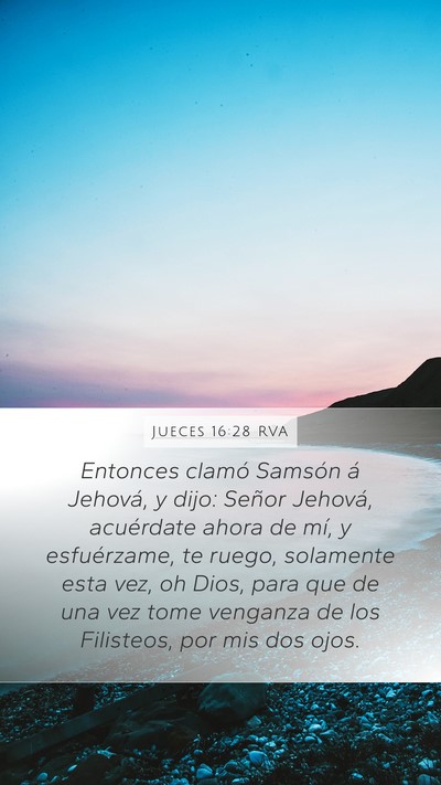 Jueces 16:28 RVA Bible Verse Image