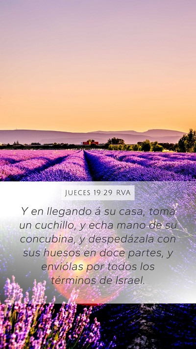 Jueces 19:29 RVA Bible Verse Image
