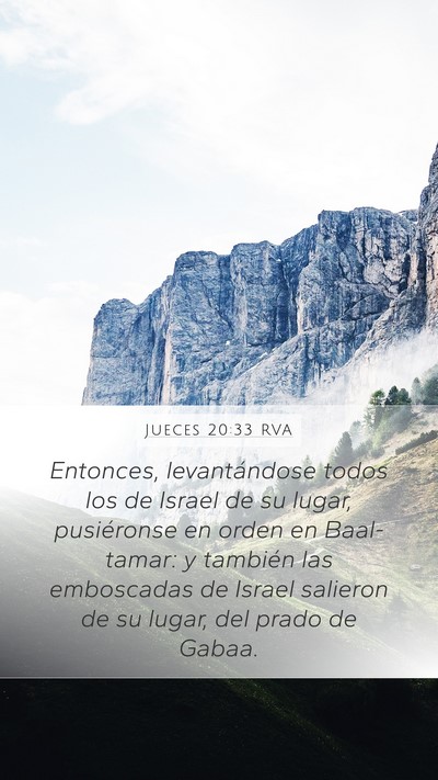 Jueces 20:33 RVA Bible Verse Image