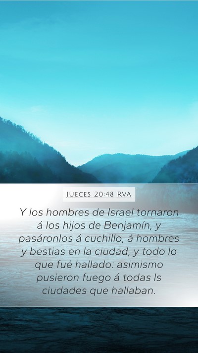 Jueces 20:48 RVA Bible Verse Image