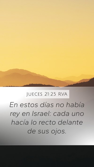 Jueces 21:25 RVA Bible Verse Image