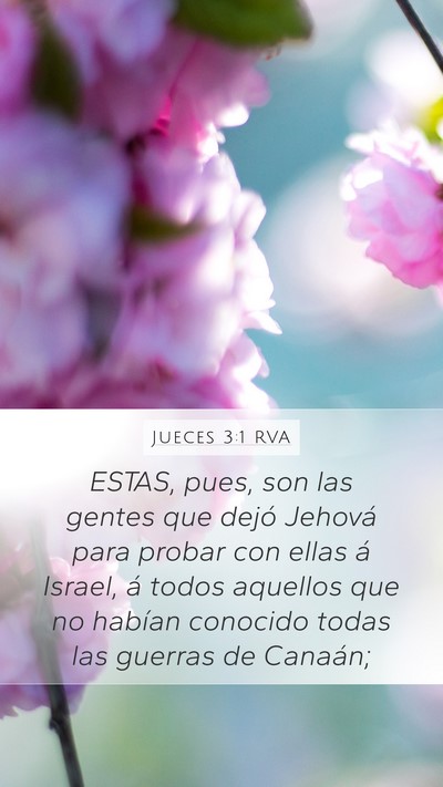 Jueces 3:1 RVA Bible Verse Image