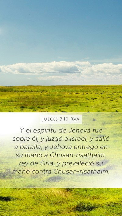 Jueces 3:10 RVA Bible Verse Image