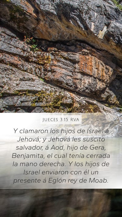 Jueces 3:15 RVA Bible Verse Image